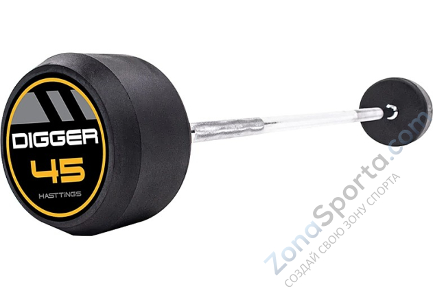 Комплект прямых фиксированных обрезиненных штанг Hasttings HD51G2A-10-30 от 10 до 30 кг