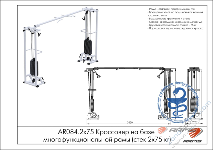 Кроссовер на базе многофункциональной рамы ARMS AR084.2х75