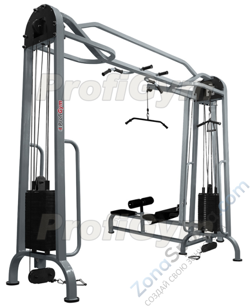 Кроссовер + Вертикальная / Горизонтальная тяга ProfiGym МС-0240-С