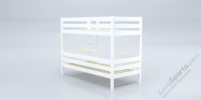Кровать детская двухъярусная Савушка-01 80х160 белая Кровать детская двухъярусная Савушка-01 80х160 белая