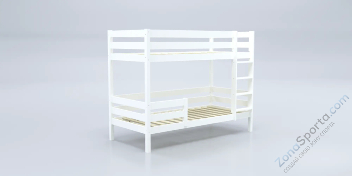 Кровать детская двухъярусная Савушка-01 80х160 белая Кровать детская двухъярусная Савушка-01 80х160 белая