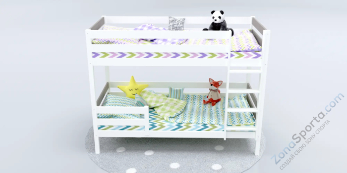 Кровать детская двухъярусная Савушка-01 90х180 Cappuccino (капучино) Кровать детская двухъярусная Савушка-01 90х180 Cappuccino (капучино)