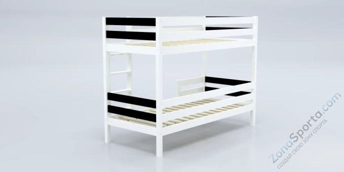 Кровать детская двухъярусная Савушка-01 90х180 Nero (черный)