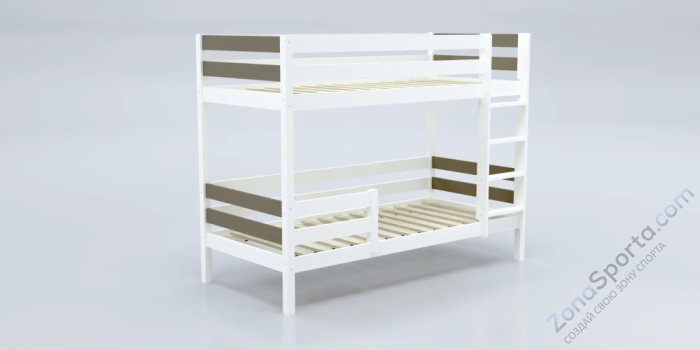 Кровать детская двухъярусная Савушка-01 90х180 Shiitake (бежевый) Кровать детская двухъярусная Савушка-01 90х180 Shiitake (бежевый)