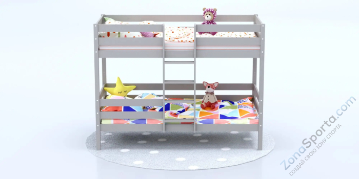 Кровать детская двухъярусная Савушка-05 90х200 Cappuccino (капучино)