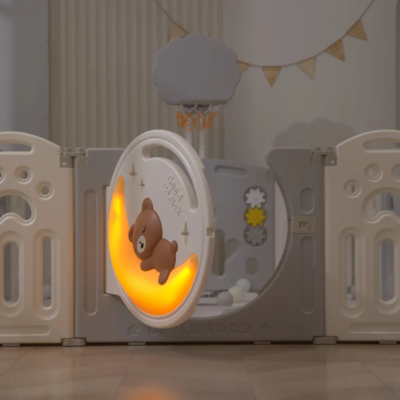 Манеж Unix Kids DeLuxe Grey 150 x 180 см с баскетбольным кольцом и ковриком Манеж Unix Kids DeLuxe Grey 150 x 180 см с баскетбольным кольцом и ковриком