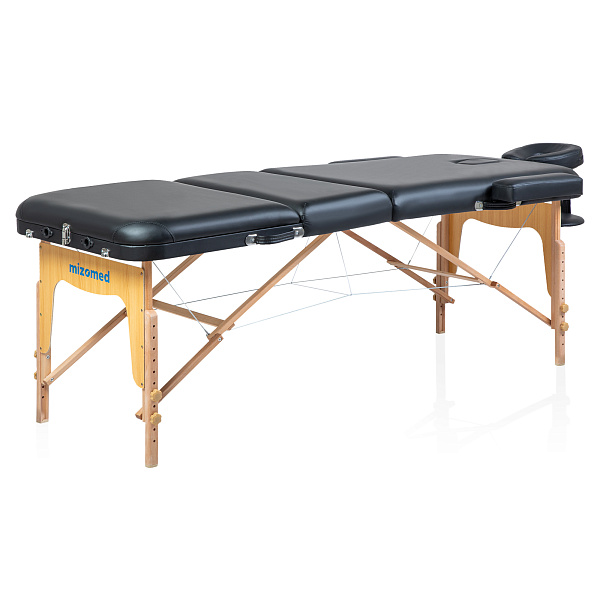 Массажный складной стол Mizomed Premium 3 черный