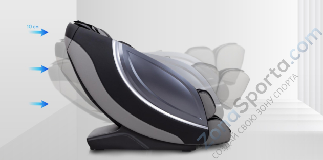 Массажное кресло Ergonova ErgoLine 4 Black Grey