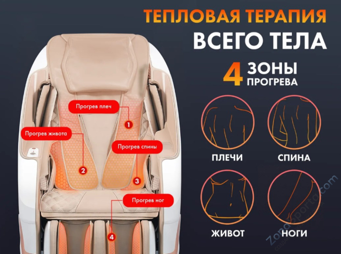 Массажное кресло Fujimo Pegasus Pro F777 Коричневый