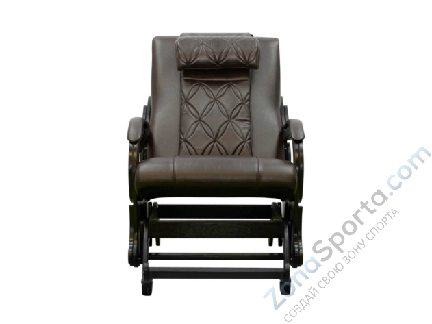 Массажное кресло глайдер EGO Bravo EG2005 Шоколад с маятниковым механизмом раскачивания
