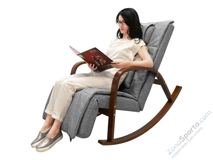 Массажное кресло качалка Fujimo F2002 МСX Time2Chill Grey (Tailor 7) Вишня