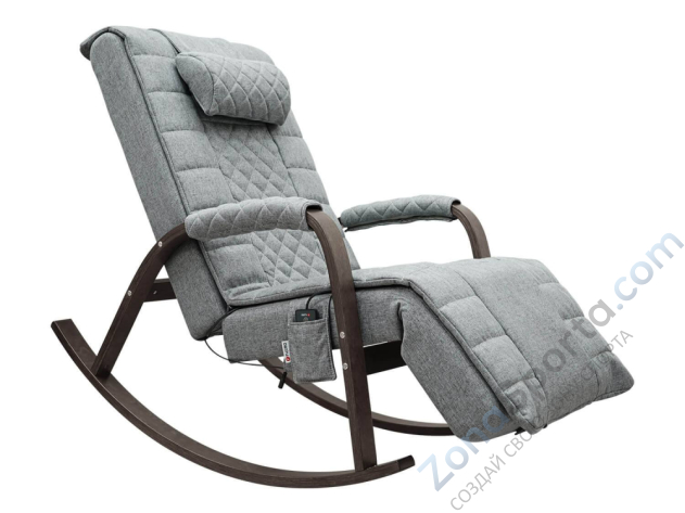 Массажное кресло качалка Fujimo Soho Deluxe F2000 TCFA Серый (Tony13)