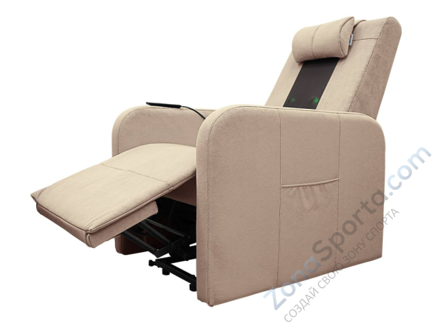 Массажное кресло реклайнер с подъемом Fujimo Synergy Lift Full Kingchair F3005 FLFK Ваниль (Sakura 4)