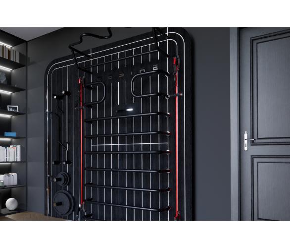 Многофункциональный комплекс с элементами отделки частных яхт и местом для хранения инвентаря Шведская стенка Desire REGATTA BLACK RACK