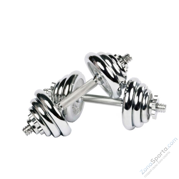 Набор гантелей 20 кг в кейсе Profi-Fit