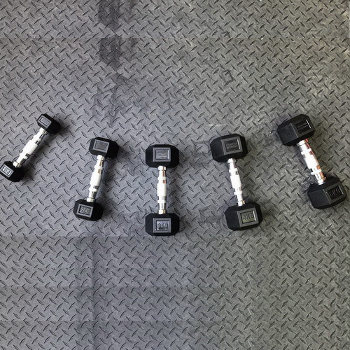 Набор гексагональных гантелей 5 пар от 1 до 5 кг ARMS FT-HEX-SET-30