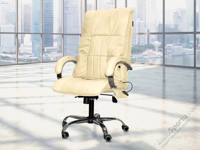 Офисное массажное кресло Ego Boss EG1001 LKFO Крем (Арпатек)