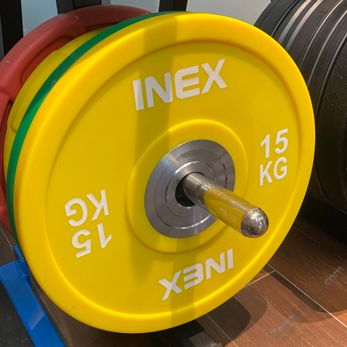 Олимпийский диск в уретане INEX PU Bumper Plate 15 кг