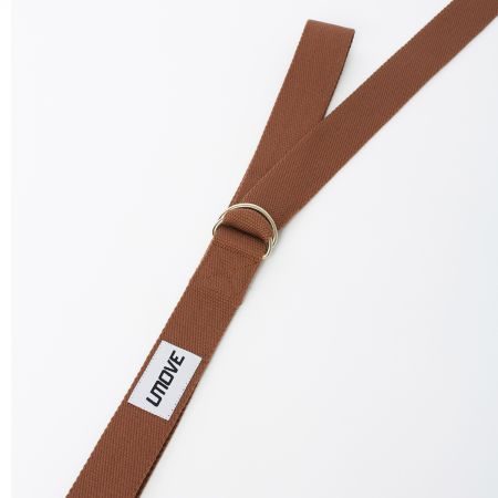 Ремень для йоги Umove Yoga Stretching Strap 240 см, кофейный
