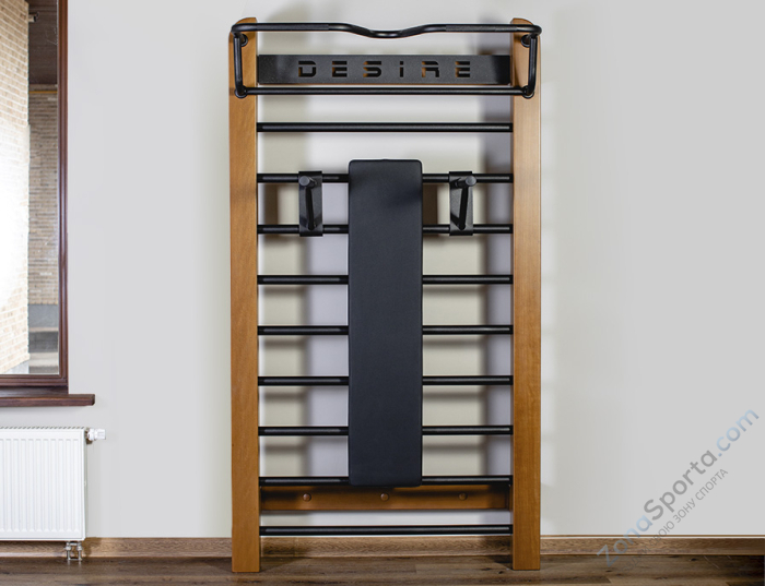 Шведская стенка с брусьями и скамьей Desire Eco Classic