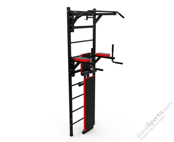 Шведская стенка с опциями DFC Lite VT-6006 (D-1235) / профиль 1,5 мм