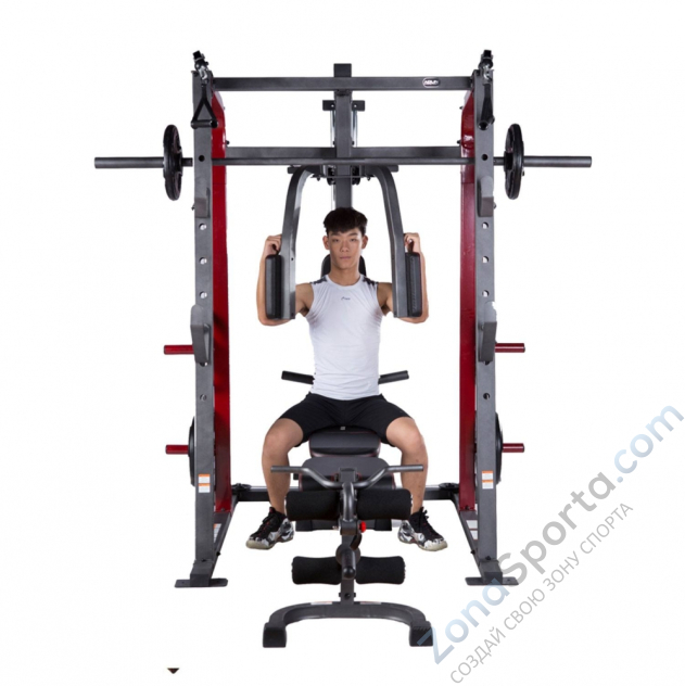 Силовой тренажер со скамьей и опциями DFC 8500 (D3023B+D3022SM) Силовой тренажер со скамьей и опциями DFC 8500 (D3023B+D3022SM)