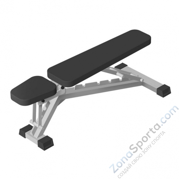 Скамья с изменяемым углом наклона спинки Iron King IK 110 (1180*580*1200)