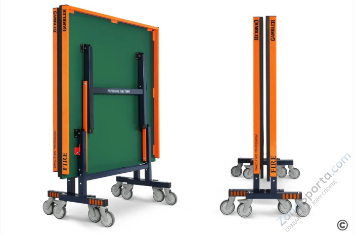 Теннисный стол Gambler Fire green