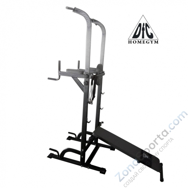Турник - брусья со скамьей DFC Power Tower G005