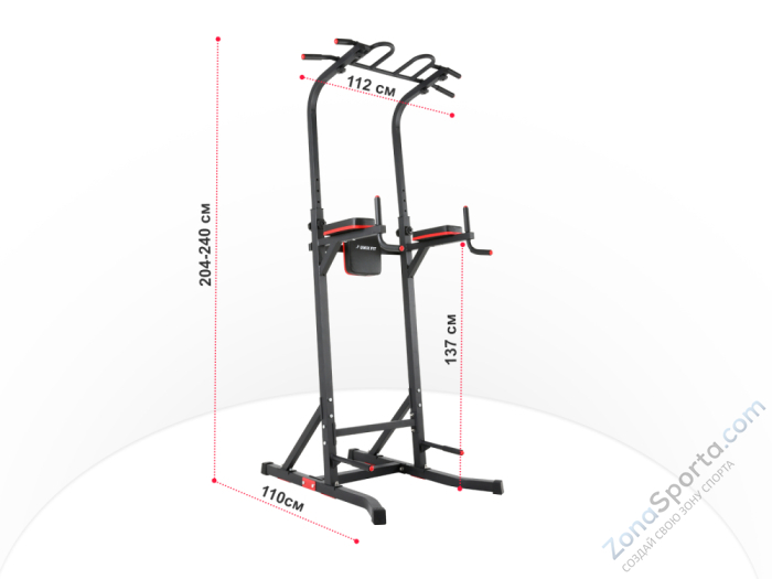 Турник-пресс-брусья Unix Fit Power Tower 150