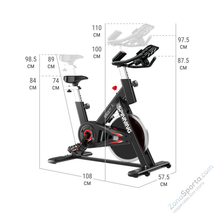 Велотренажер Спин-байк Unix Fit SB-620 Pro Велотренажер Спин-байк Unix Fit SB-620 Pro
