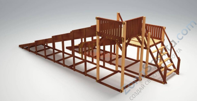 Зимняя горка Савушка Зима 7