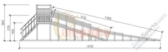 Зимняя горка Савушка Зима 9