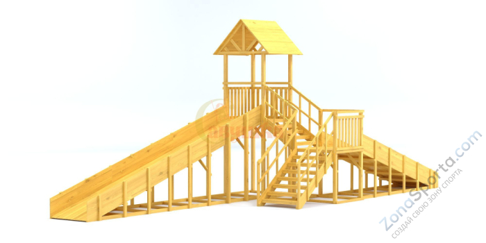 Зимняя горка Савушка Зима Wood 7/3