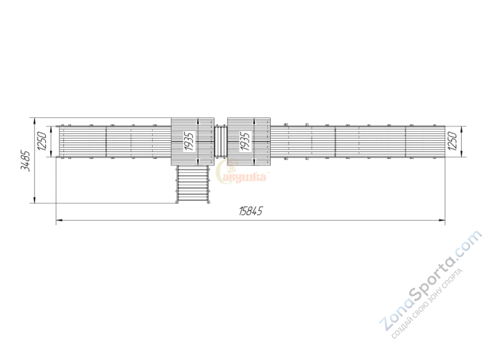 Зимняя горка Савушка Зима Wood 7/4