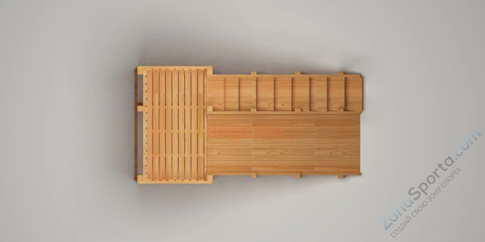 Зимняя горка Савушка Зима Wood-3